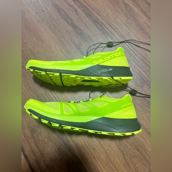 Salomon Sense Ride - Men’s 10 Trail Running Shoes- Highlighter Neon Yellow/Green main image 5